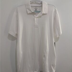Fabletics Classic White Polo Shirt
